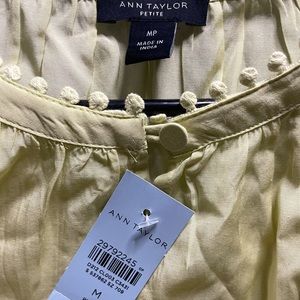 Ann Taylor Yellow Blouse💛
Size Medium Petite
YELLOW • CREAM